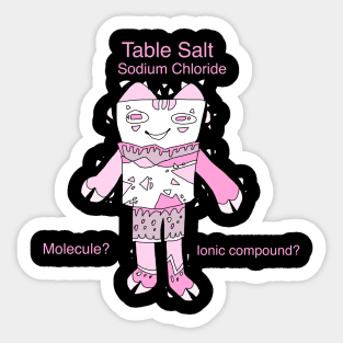 Table Salt (sodium chloride) Sticker